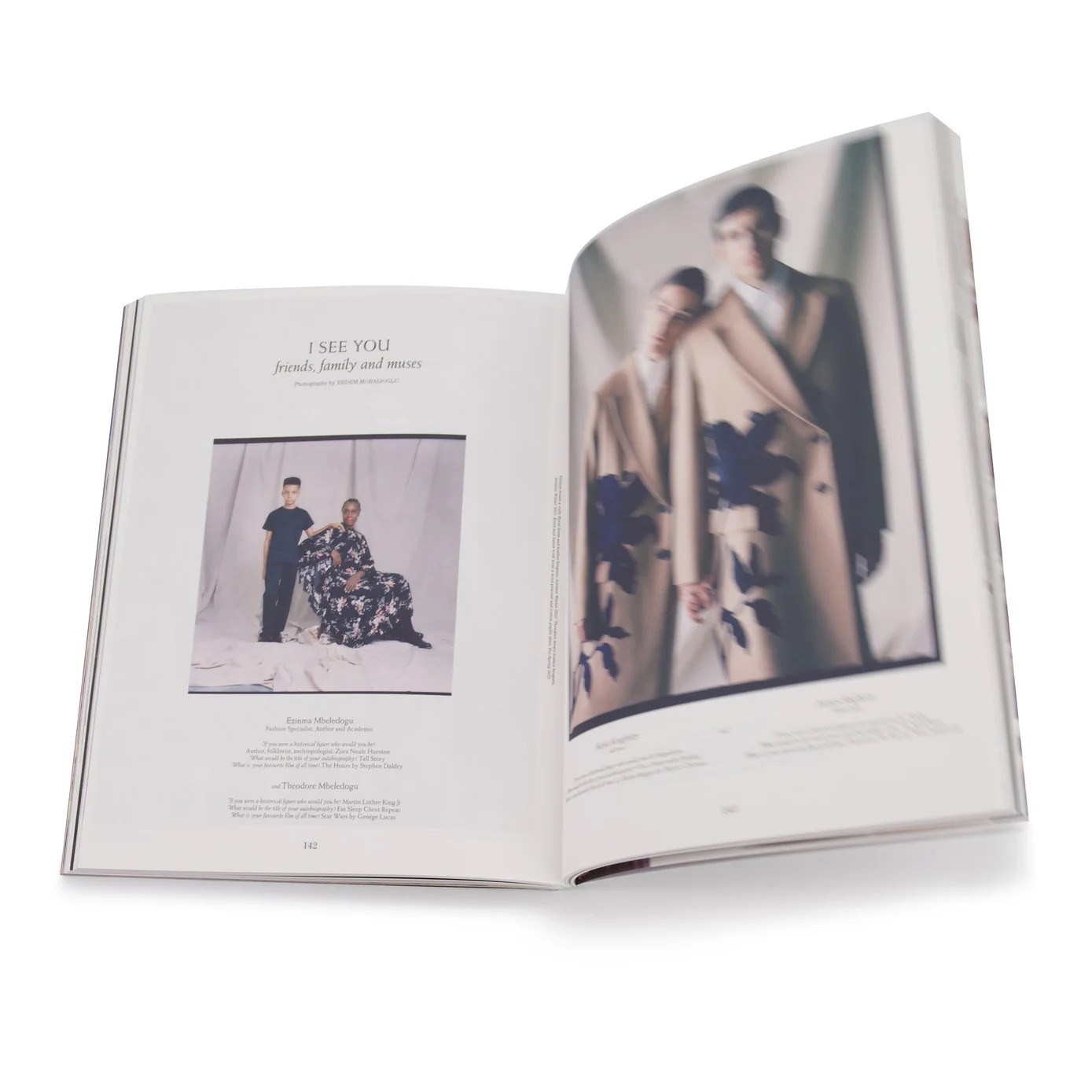 A Magazine Curated by Erdem editorial spread
