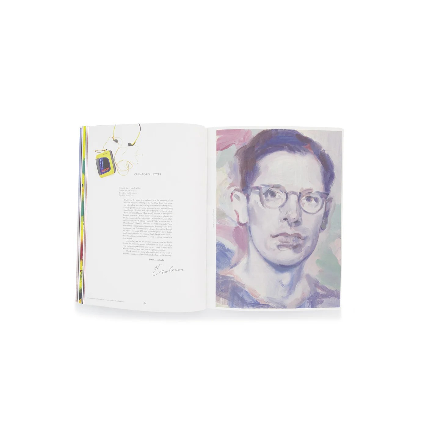 A Magazine Curated by Erdem page layout